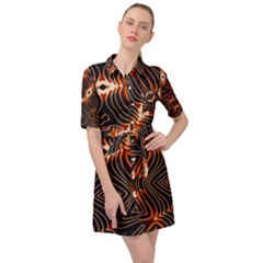 Fun In The Sun Belted Shirt Dress by LW323
