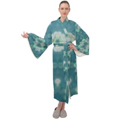 Softpetals Maxi Velour Kimono by LW323