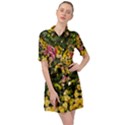 Springflowers Belted Shirt Dress View1