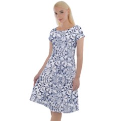 Pretty Porcelain Classic Short Sleeve Dress by MRNStudios