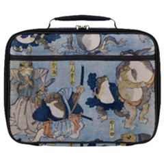 Famous Heroes Of The Kabuki Stage Played By Frogs  Full Print Lunch Bag by Sobalvarro