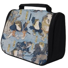 Famous Heroes Of The Kabuki Stage Played By Frogs  Full Print Travel Pouch (big) by Sobalvarro