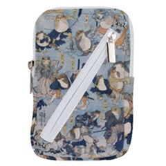 Famous Heroes Of The Kabuki Stage Played By Frogs  Belt Pouch Bag (small) by Sobalvarro
