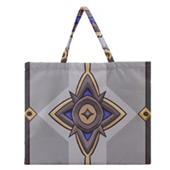 Abiogenisis Zipper Large Tote Bag by sacredsymbology