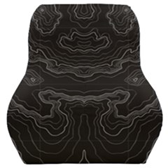 Topography Car Seat Back Cushion  by goljakoff