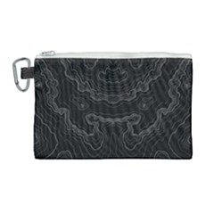 Topography Canvas Cosmetic Bag (large) by goljakoff