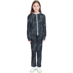 Topography Map Kids  Tracksuit by goljakoff