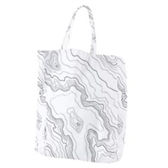 Topography Map Giant Grocery Tote by goljakoff