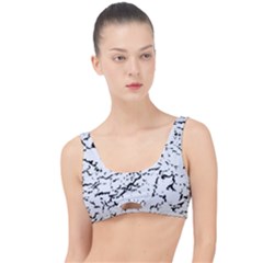 Black And White Grunge Abstract Print The Little Details Bikini Top by dflcprintsclothing