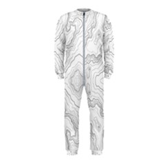 Topography Map Onepiece Jumpsuit (kids) by goljakoff