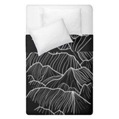 Black Mountain Duvet Cover Double Side (single Size) by goljakoff