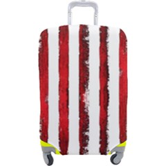 Red Stripes Luggage Cover (large) by goljakoff