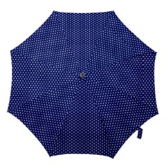 Stars Blue Ink Hook Handle Umbrellas (large) by goljakoff