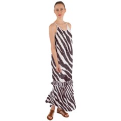 Zebra Cami Maxi Ruffle Chiffon Dress by PollyParadise