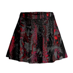 Gates Of Hell Mini Flare Skirt by MRNStudios