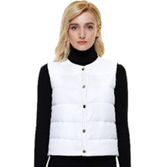 Color White Women s Button Up Puffer Vest by Kultjers