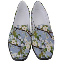 Pear Branch With Flowers Women s Classic Loafer Heels by SychEva