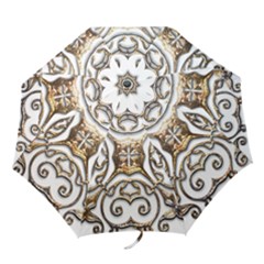 Gold Design Folding Umbrellas by LW323
