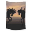 Evening Horses Large Tapestry View1