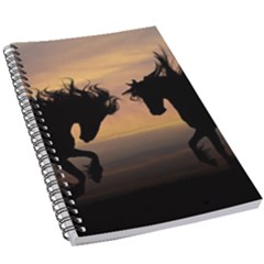 Evening Horses 5 5  X 8 5  Notebook