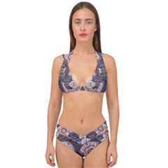 Lilac s  Double Strap Halter Bikini Set by LW323