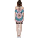 Mandala Shoulder Frill Bodycon Summer Dress View4