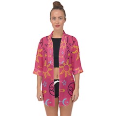 Pattern Mystic Color Open Front Chiffon Kimono by alllovelyideas