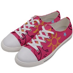 Pattern Mystic Color Women s Low Top Canvas Sneakers by alllovelyideas
