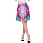 Colorful Abstract Painting E A-Line Skirt