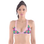 Colorful Abstract Painting E Plunge Bikini Top