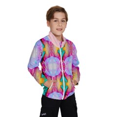 Colorful Abstract Painting E Kids  Windbreaker by gloriasanchez