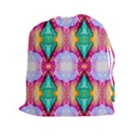 Colorful Abstract Painting E Drawstring Pouch (2XL)