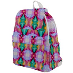 Colorful Abstract Painting E Top Flap Backpack by gloriasanchez