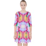 Colorful Abstract Painting E Pocket Dress