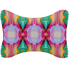 Colorful Abstract Painting E Seat Head Rest Cushion