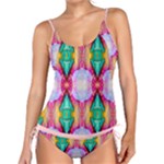 Colorful Abstract Painting E Tankini Set