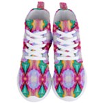 Colorful Abstract Painting E Women s Lightweight High Top Sneakers