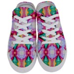 Colorful Abstract Painting E Half Slippers