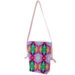 Colorful Abstract Painting E Folding Shoulder Bag