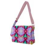 Colorful Abstract Painting E Full Print Messenger Bag (M)