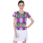 Colorful Abstract Painting E Women s Sports Top