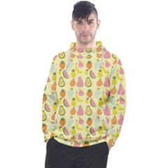 Tropical Fruits Pattern  Men s Pullover Hoodie by gloriasanchez