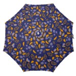 Folk floral art pattern. Flowers abstract surface design. Seamless pattern Straight Umbrellas