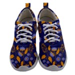 Folk floral art pattern. Flowers abstract surface design. Seamless pattern Athletic Shoes