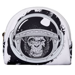 Spacemonkey Horseshoe Style Canvas Pouch by goljakoff
