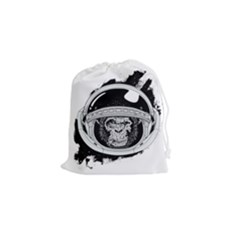 Spacemonkey Drawstring Pouch (small) by goljakoff