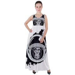 Spacemonkey Empire Waist Velour Maxi Dress by goljakoff