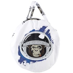 Spacemonkey Giant Round Zipper Tote by goljakoff