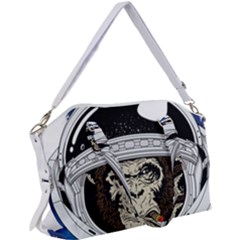 Spacemonkey Canvas Crossbody Bag by goljakoff
