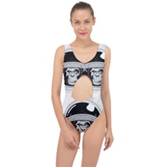 Spacemonkey Center Cut Out Swimsuit by goljakoff